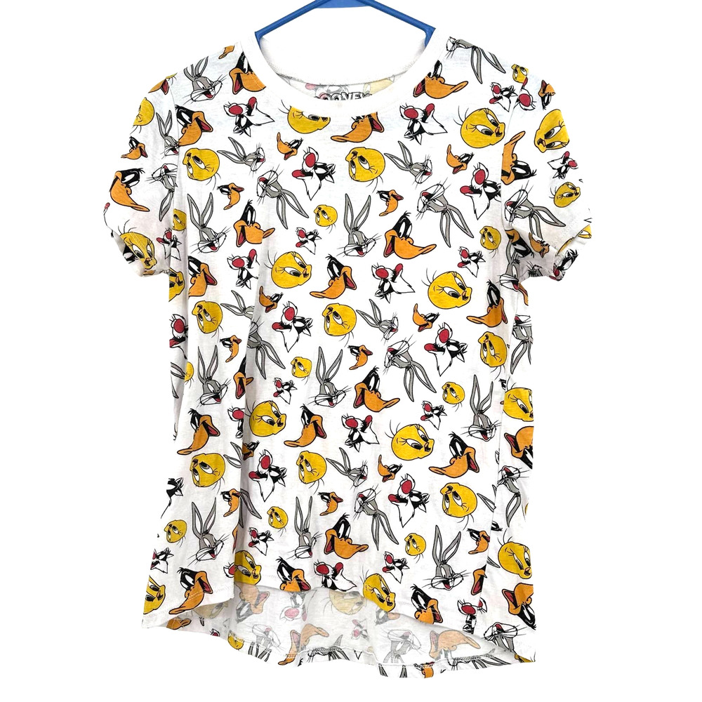 Looney Tunes size small short sleeve graphic all over print t-shirt cartoons